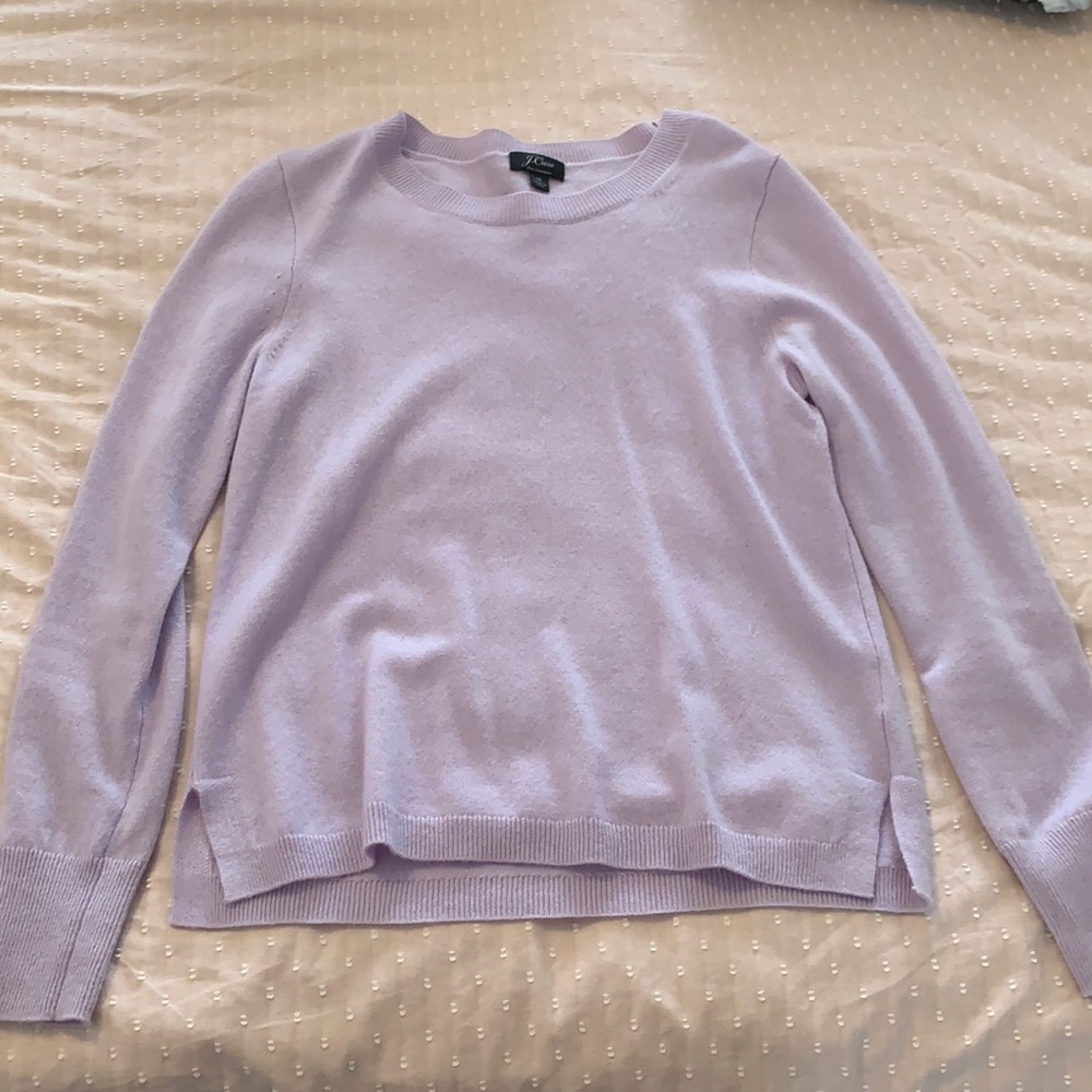 J crew Cashmere Sweater lavender